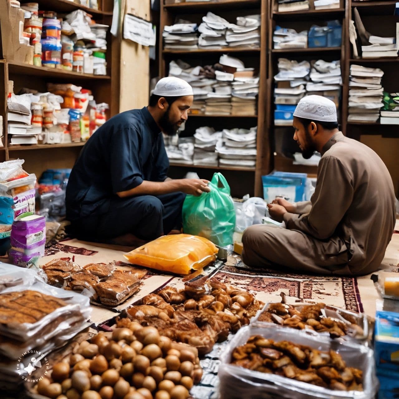 Children learning together at Haskay